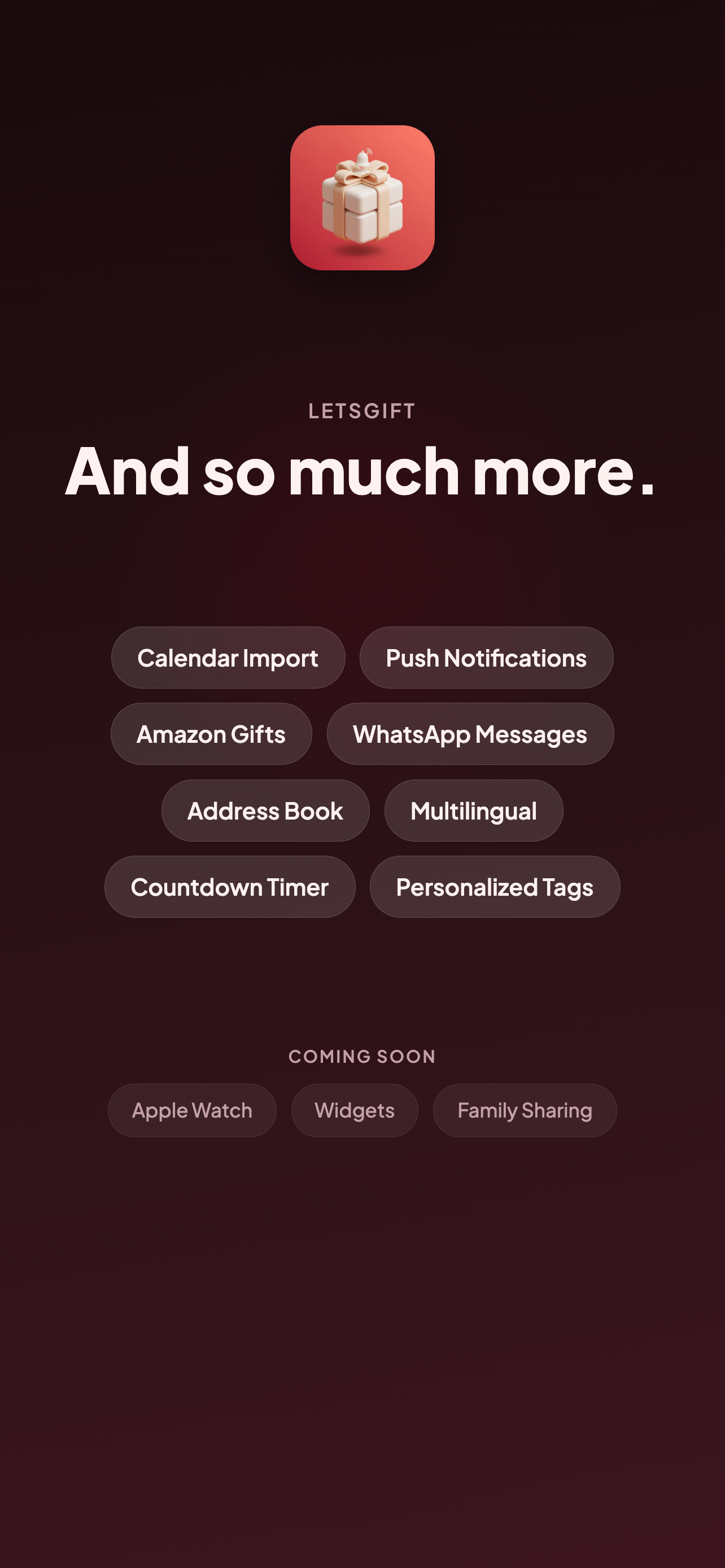 LetsGift - More Features